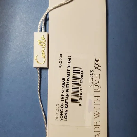 Long Kaftan with waist detail Song of the Scarab - Camilla - Picture 10 of 10